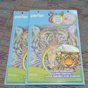 Perler Tiger Pegboard Kit - Multicolor